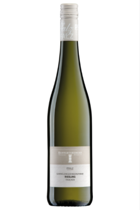 Ruppertsberger Riesling Kabinett trocken Weißwein elegante Flasche aus Deutschland