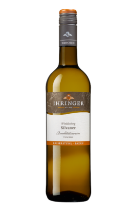 Ihringer Silvaner Kabinett trocken Weißwein elegante Flasche aus Deutschland