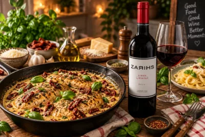 Marry Me Chicken und Shiraz